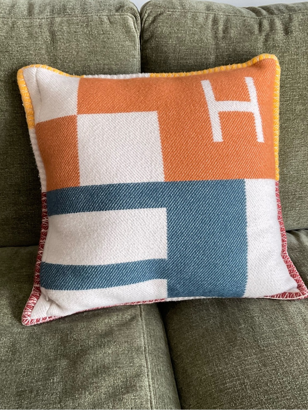 Hermes Piano Style Accent Pillow